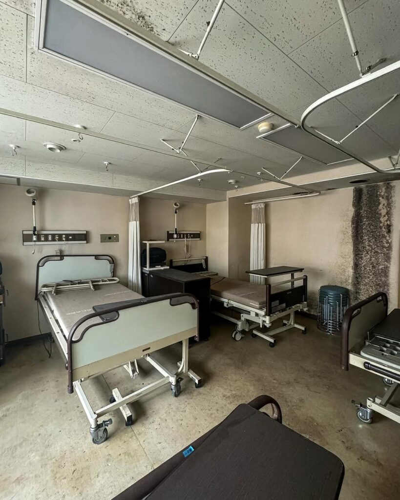 Abandoned Hospital Frozen